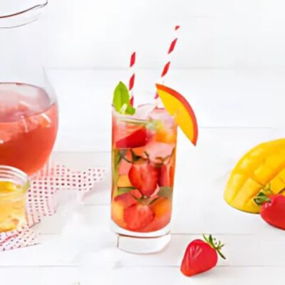 Trà xoài dâu tây (Mango Strawberry Tea)