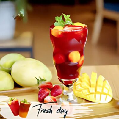 Trà xoài dâu tây (Mango Strawberry Tea)
