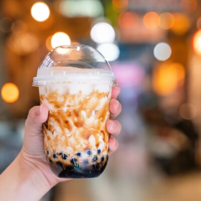 Sữa tươi trân châu đường đen 